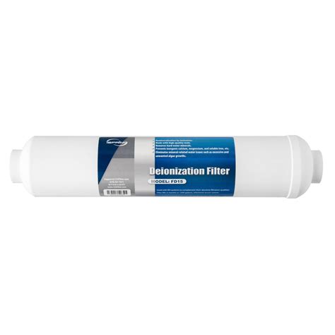 iSpring Water Systems iSpring FD15 DI Deionization Filter RO/Aquarium 10" x 2.5", Clear | Wayfair