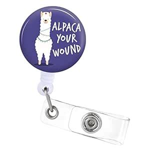 Badge Reels Holder Retractable with ID Clip for Nurse Name Tag Card ...