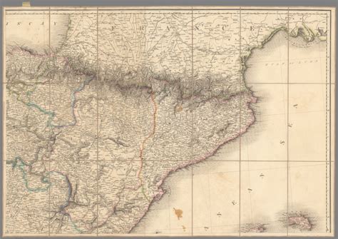 (Sheet 4) Map of the Kingdoms of Spain and Portugal, including Algarve. - David Rumsey ...