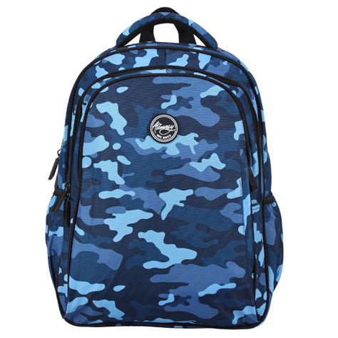 Blue Camouflage Kids Backpack | Waterproof Kids School Backpack – Alimasy