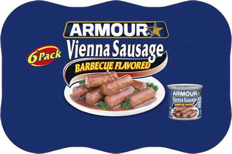 Amazon.com : Armour Star Vienna Sausage, Barbecue Flavored, Canned ...