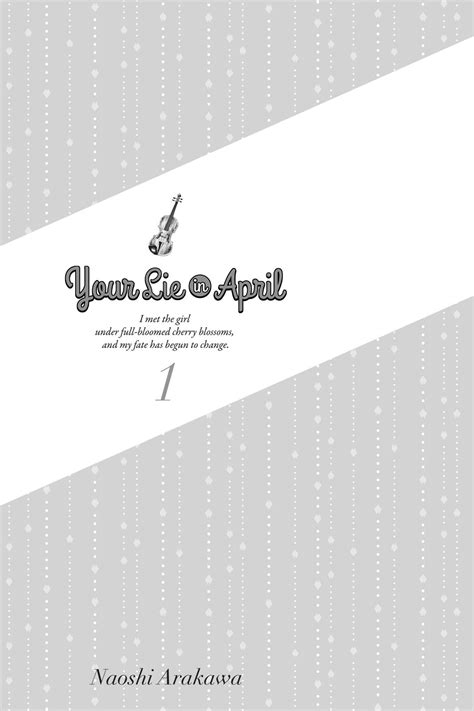 Your Lie in April, Chapter 1 - Your Lie in April Manga Online
