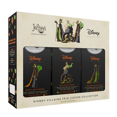 Joffrey’s Coffee – Colección de café Disney Villains Trio, colección de ...