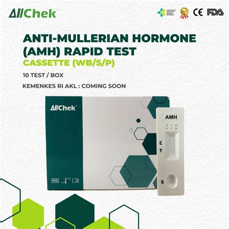 Jual ALLCHEK AMH Rapid Test Cassette – Anti Mullerian Hormone | Tes Kesuburan Wanita | Isi 10 ...