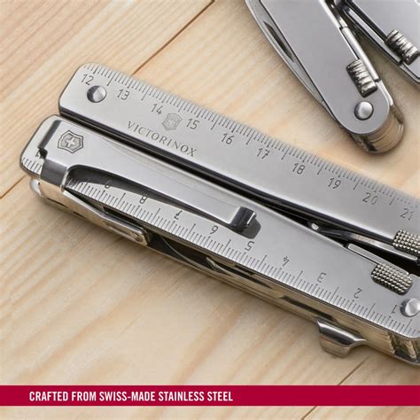Victorinox Swiss Tool Spirit Carry Clip, Silver Blister, Swiss Made