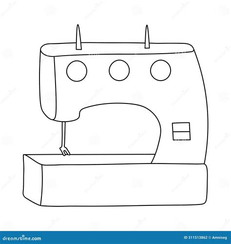 Sewing Machine Cartoon 的图像结果