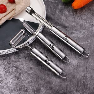 Top Chef Fruit & Vegetable Peelers and Apple Corer Y Shaped Peeler Set ...