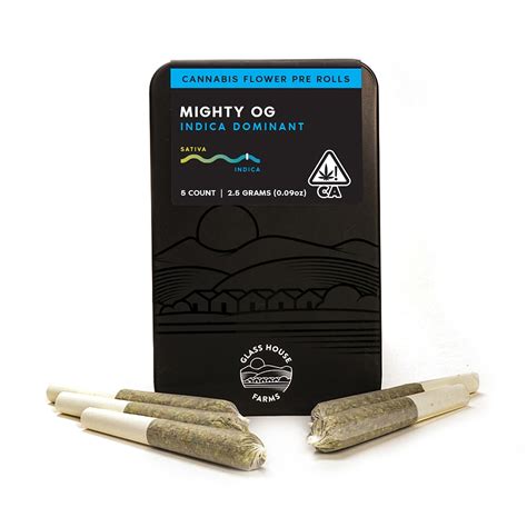 Glass House Farms: Mighty OG [5 Pack] | Leafly