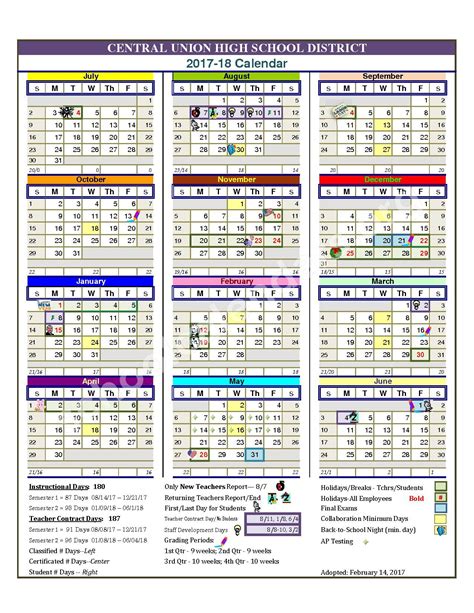 Page High School Calendar at Ellen Franklin blog
