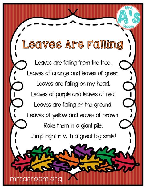 Words That Rhyme With Leaves In A Poem at Beth Heard blog