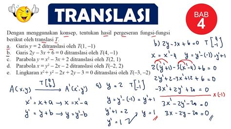 Contoh Soal Translasi Kelas 11: Materi dan Pembahasan