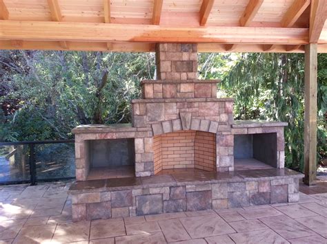 Outdoor Brick Fireplaces Wood Burning – Fireplace Guide by Chris