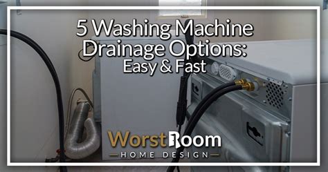 Image result for Washing Machine Drainage