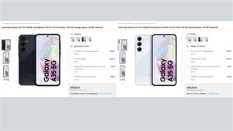 Samsung Galaxy A55 5G & Galaxy A35 5G price leaked ahead of March 11 launch