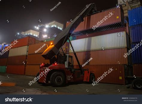 Image result for Reach Stacker Operating