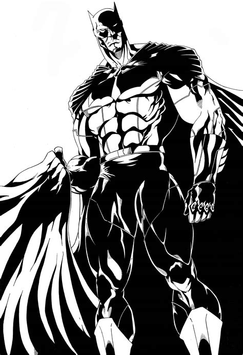 batman black and white by macacaralho on DeviantArt