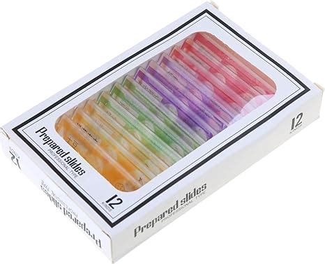 DIY 12 Kinds Prepared Microscope Slides Of Animals Flowers Insects Sam ...