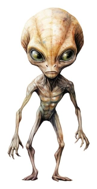 Png alien representation portrait cartoon | Premium AI-generated image