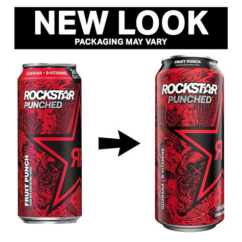 ایگرد | قیمت و خرید Rockstar Punched Energy Drink, Fruit Punch, 16oz ...