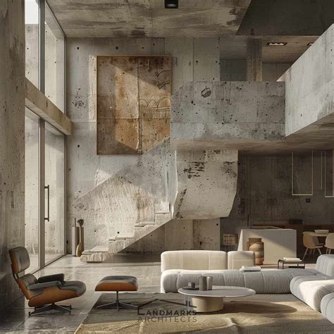 Architecture Brutalist Interior Features Of Modern Brutalist Interior