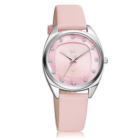 Buy Fastrack Vyb Spotlight Quartz Analog Pink Dial Pink Leather Strap ...