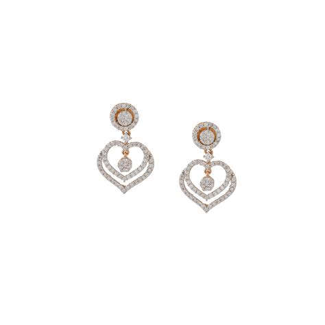 Shop Heart-Shaped Diamond Hoop Earrings - Perfect for Every Occasion ...