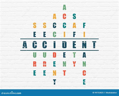 Insurance Concept: Accident In Crossword Puzzle Royalty-Free Stock Photo | CartoonDealer.com ...