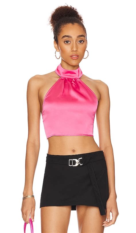 WeWoreWhat Halter Top in Hot Pink | REVOLVE
