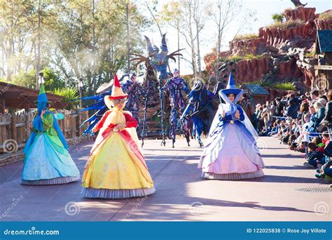 Flora, Fauna, And Merryweather 3 Fairies From Sleeping Beauty Editorial ...