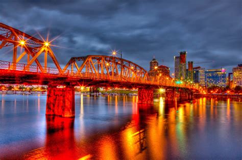 Thom Zehrfeld Photography : Pictures Of Two Portland Oregon Bridges