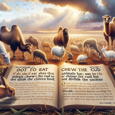 What does Deuteronomy 14:7 mean? | Bible Art