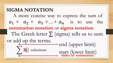 Summation Notation | PDF