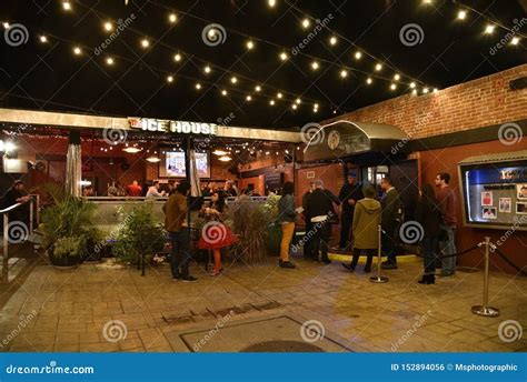 The Ice House Comedy Club editorial photo. Image of dining - 152894056