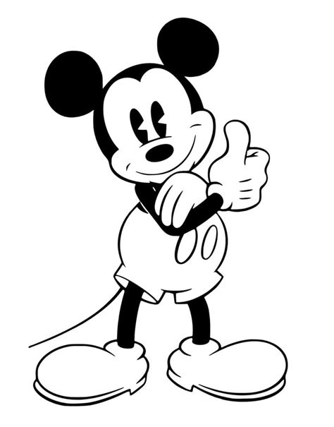 Fise de Colorat cu Mickey Mouse ținând Baschet - Descărcați, imprimați ...