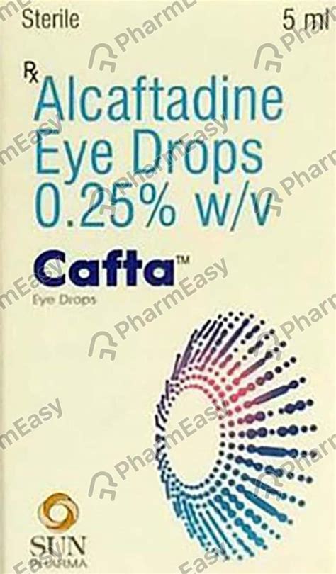 Cafta 0.25 %W/V Eye Drop (5): Uses, Side Effects, Price & Dosage ...