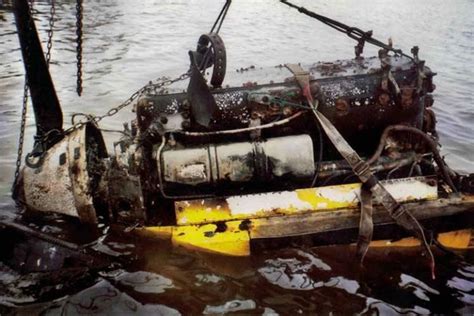Messerschmitt Bf-109 that was found in a Russian lake & recovered by ...