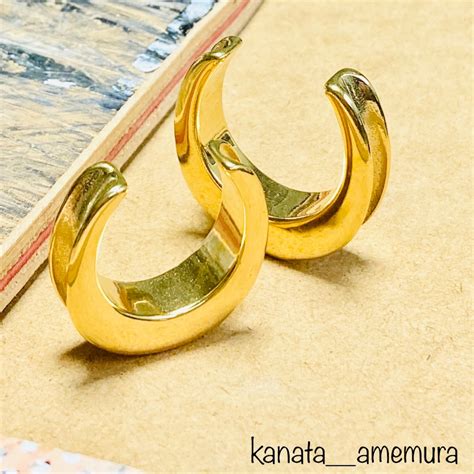Gold Saddle Spreader ハーフWフレア 22,25mm【316L】 | kanata