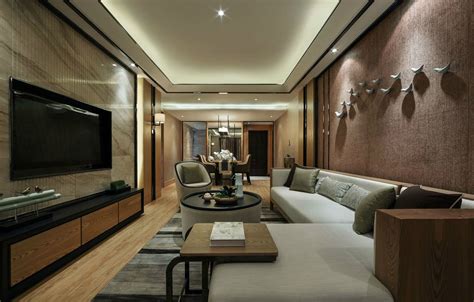 摩登时代风格一居室180平米16万-绿地中央广场装修案例-北京房天下家居装修网