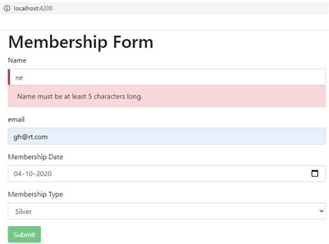 Image result for Angular Reactive Form Validation Errors