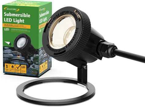 Malibu Submersible LED Pond Light Low Voltage Landscape Lighting ...