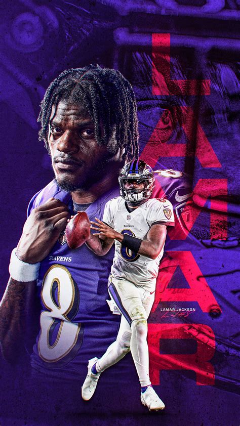 Download Dreadlocks Lamar Jackson Wallpaper | Wallpapers.com