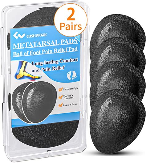 Amazon.com: Cushwork Metatarsal Pads for Women Men, 2 Pairs Ball of ...