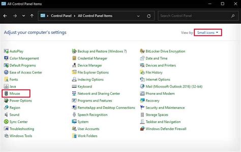 Cursor Settings Control Panel 的图像结果