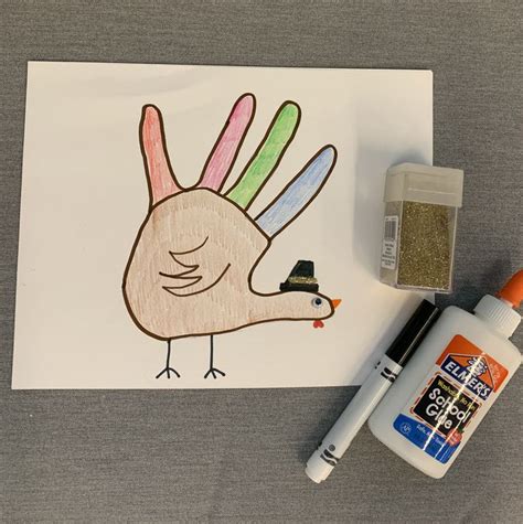 How to Make a Hand Turkey — Easy Hand Turkey Drawing Tutorial