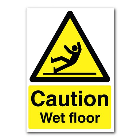 Caution Wet Floor Sign Printable - Printable Templates