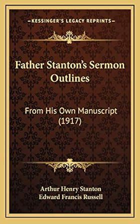 Amazon.in: Buy Father Stantona Acentsacentsa A-Acentsa Acentss Sermon ...