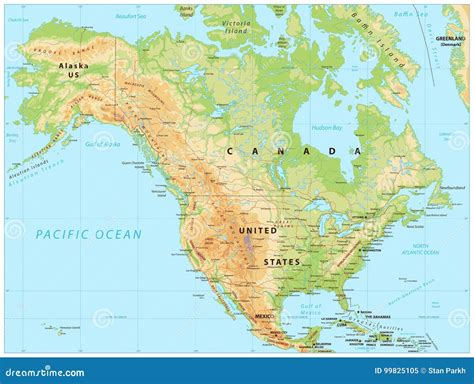 North american rivers map