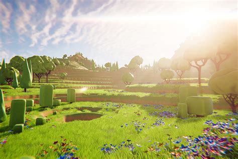 Stylized Vibrant Fields (HDRP) | 3D Landscapes | Unity Asset Store