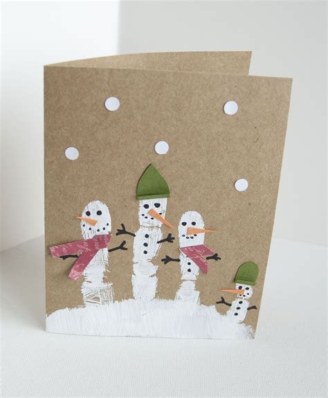 handmade christmas cards preschool
