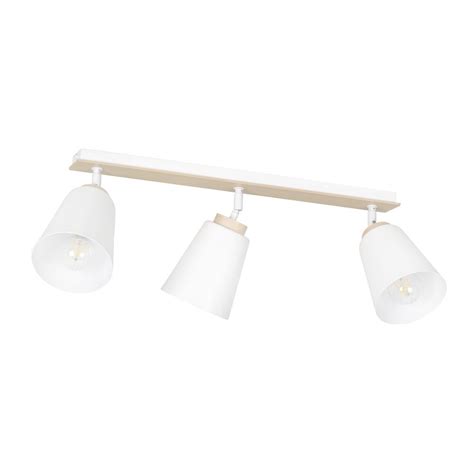 Ceiling Track Light Tasla White (3 lights) - Wonderlamp.shop